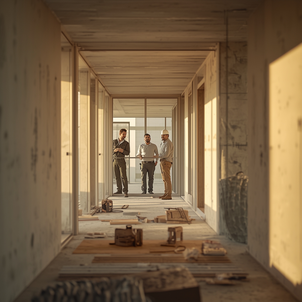 Umbau und Aufstockung mit der Schwarzwaldbau GmbH in der Ortenau – Bauleiter planen präzise Bauarbeiten im Innenbereich